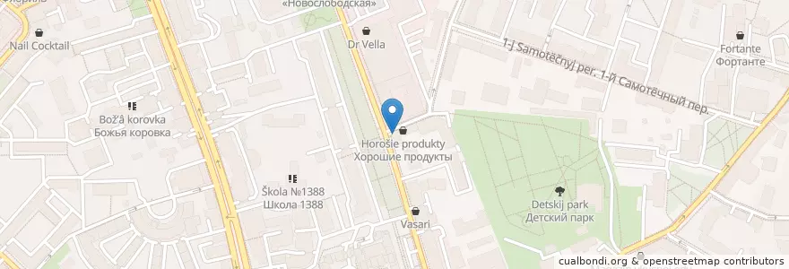 Mapa de ubicacion de Норма en Rusland, Centraal Federaal District, Moskou, Центральный Административный Округ, Тверской Район.