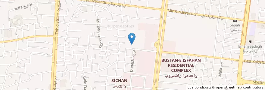 Mapa de ubicacion de رستوران شرکت برق en ایران, استان اصفهان, شهرستان اصفهان, بخش مرکزی شهرستان اصفهان, اصفهان.