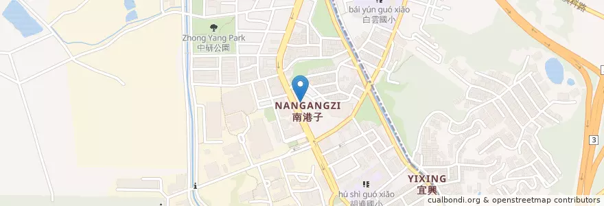 Mapa de ubicacion de 水廣川精緻蔬餐廳 en Taiwán, Nuevo Taipéi, Taipéi, 南港區.