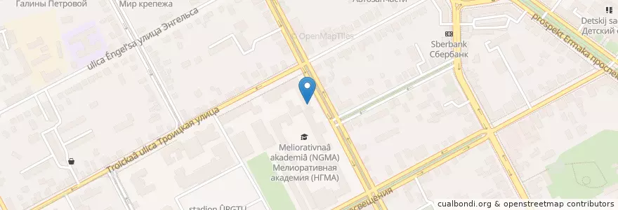 Mapa de ubicacion de Сбербанк 24 en ロシア, 南部連邦管区, ロストフ州, Городской Округ Новочеркасск.