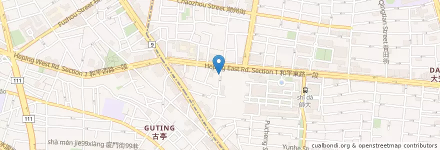 Mapa de ubicacion de Dulu Coffee Shop en 타이완, 신베이 시, 타이베이시.