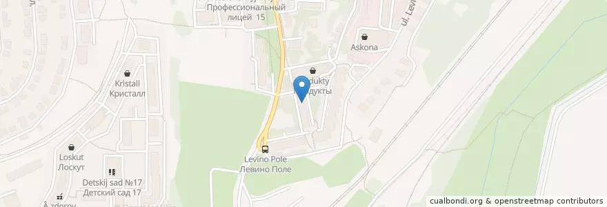 Mapa de ubicacion de Центральная городская библиотека,филиал 10 en Rusia, Distrito Federal Central, Óblast De Vladímir, Городской Округ Владимир.