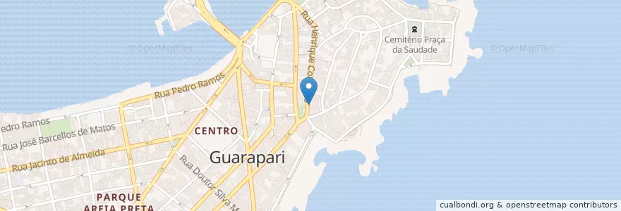Mapa de ubicacion de Clube da Esfiha en البَرَازِيل, المنطقة الجنوبية الشرقية, إسبيريتو سانتو.