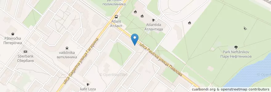 Mapa de ubicacion de Аптека en Russland, Föderationskreis Zentralrussland, Oblast Jaroslawl, Ярославский Район, Городской Округ Ярославль.