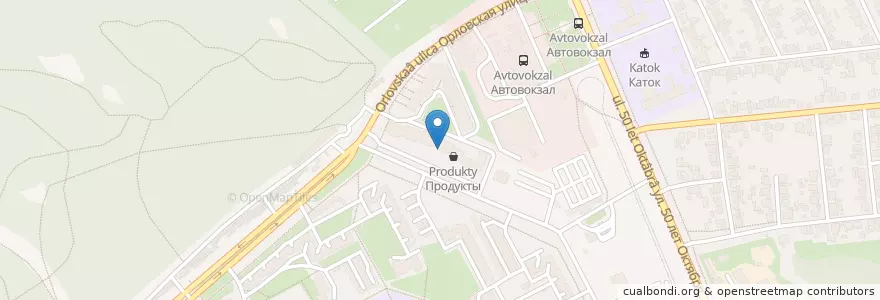 Mapa de ubicacion de МедиаДент en Russie, District Fédéral Central, Oblast De Koursk, Курский Район, Городской Округ Курск.