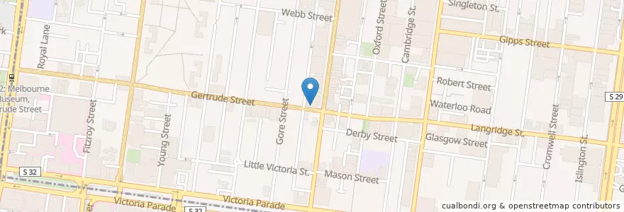 Mapa de ubicacion de Vincent K. Leung en Avustralya, Victoria, City Of Yarra.