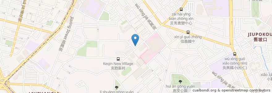 Mapa de ubicacion de 臺北醫學大學 en Taiwan, 新北市, Taipé.