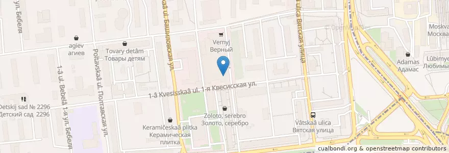 Mapa de ubicacion de Чинар en Россия, Центральный Федеральный Округ, Москва, Северный Административный Округ.