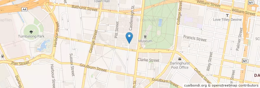 Mapa de ubicacion de Westpac en Австралия, Новый Южный Уэльс, Council Of The City Of Sydney, Sydney.