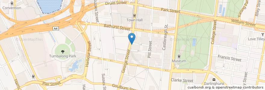 Mapa de ubicacion de Star Bar en أستراليا, نيوساوث ويلز, Council Of The City Of Sydney, Sydney.