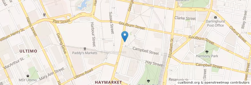 Mapa de ubicacion de HSBC en Australië, Nieuw-Zuid-Wales, Council Of The City Of Sydney, Sydney.
