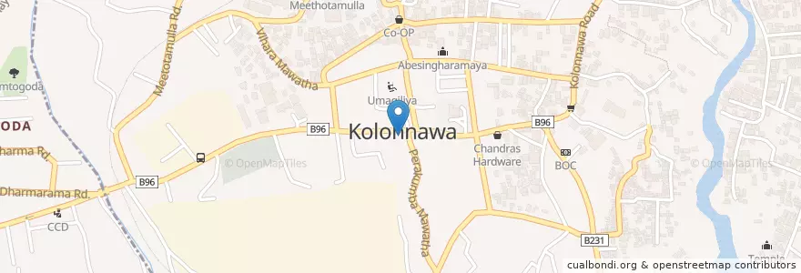Mapa de ubicacion de Perera & Sons en Sri Lanka, Western Province, Colombo District.
