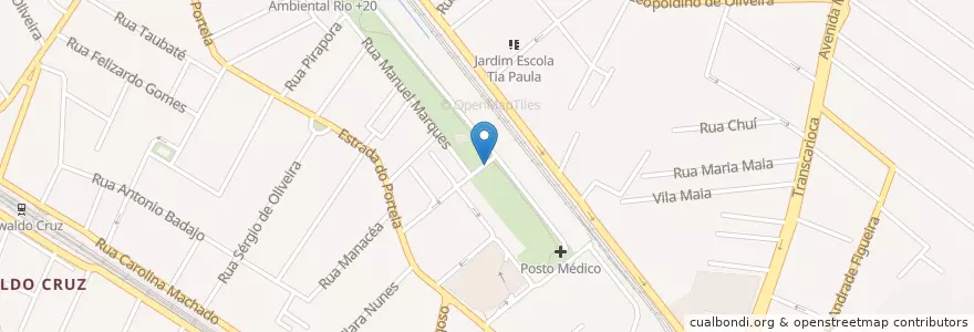 Mapa de ubicacion de Quadriciclo do Pinel en 브라질, 남동지방, 리우데자네이루, Região Metropolitana Do Rio De Janeiro, Região Geográfica Imediata Do Rio De Janeiro, Região Geográfica Intermediária Do Rio De Janeiro, 리우데자네이루.