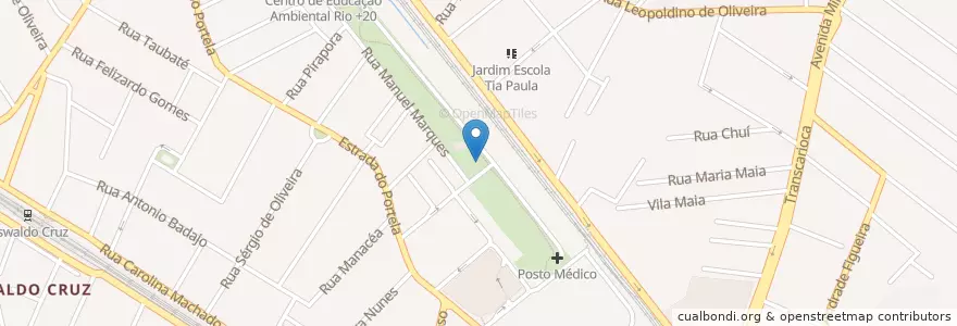 Mapa de ubicacion de Parque Madureira II en ブラジル, 南東部地域, リオ デ ジャネイロ, Região Metropolitana Do Rio De Janeiro, Região Geográfica Imediata Do Rio De Janeiro, Região Geográfica Intermediária Do Rio De Janeiro, リオデジャネイロ.