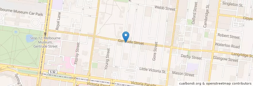 Mapa de ubicacion de Belle's Hot Chicken en Австралия, Виктория.