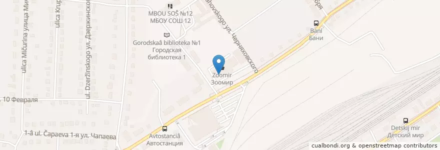 Mapa de ubicacion de Dj-cafe en Russia, Distretto Federale Centrale, Oblast' Di Lipeck, Грязинский Район, Городское Поселение Грязи.