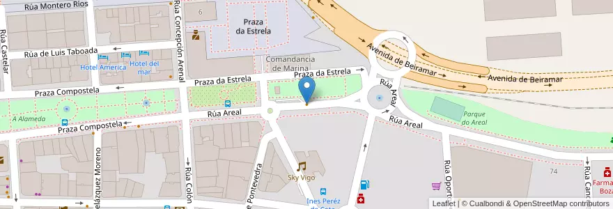 Mapa de ubicacion de 20th Century Rock en Espagne, Galice, Pontevedra, Vigo, Vigo.
