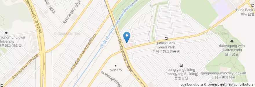 Mapa de ubicacion de 농협 개포동지점 en Korea Selatan, 서울, 강남구, 개포4동.