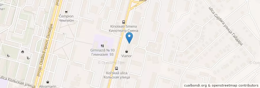 Mapa de ubicacion de Палуба en 러시아, Приволжский Федеральный Округ, Башкортостан, Городской Округ Уфа.
