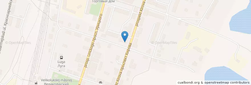 Mapa de ubicacion de Медицинский центр "Юкка" en Russland, Föderationskreis Nordwest, Oblast Leningrad, Rajon Luga, Лужское Городское Поселение.