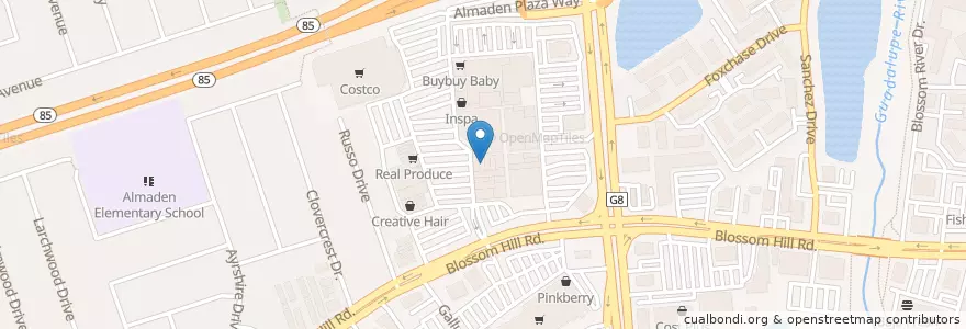 Mapa de ubicacion de Dental Office of Haleh Karminian, D.D.S. en ایالات متحده آمریکا, کالیفرنیا, Santa Clara County, San Jose.