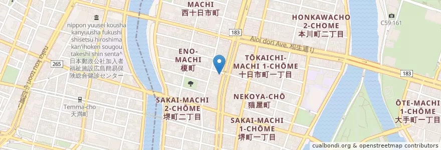 Mapa de ubicacion de 前田歯科 en ژاپن, 広島県, 広島市, 西区.
