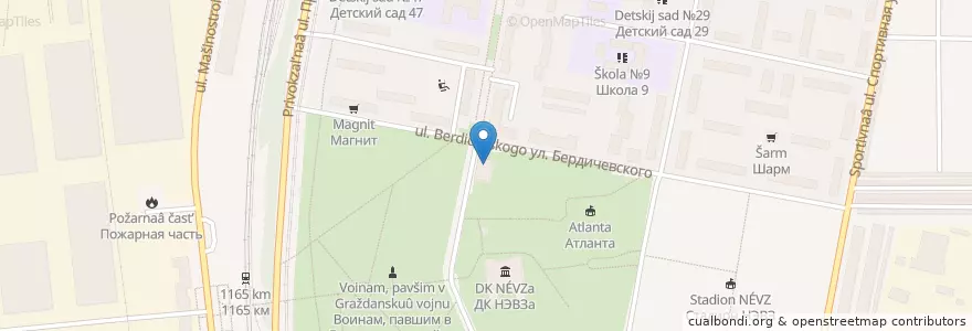 Mapa de ubicacion de Снежинка en ロシア, 南部連邦管区, ロストフ州, Городской Округ Новочеркасск.