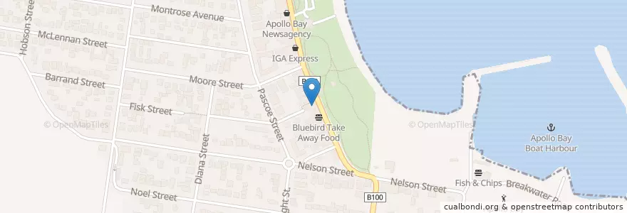 Mapa de ubicacion de Nautigals en 오스트레일리아, Victoria, Shire Of Colac Otway.