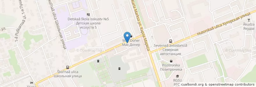 Mapa de ubicacion de Эрми en Russie, District Fédéral Central, Oblast De Koursk, Курский Район, Городской Округ Курск.