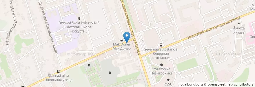Mapa de ubicacion de Богатырь en Rusland, Centraal Federaal District, Oblast Koersk, Курский Район, Городской Округ Курск.