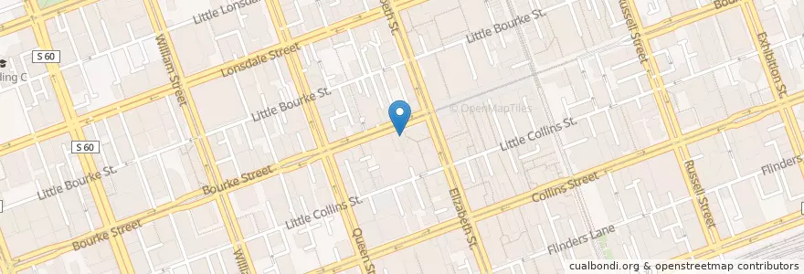 Mapa de ubicacion de Oli & Levi Galleria en Australië, Victoria, City Of Melbourne.