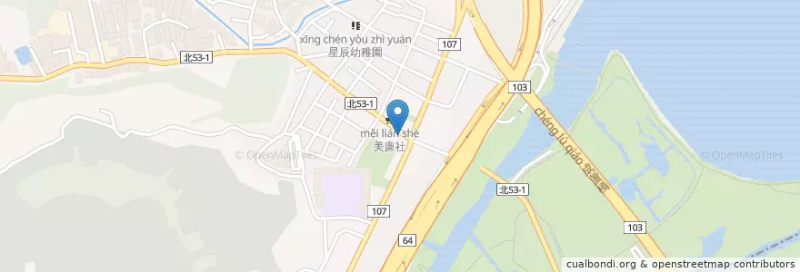 Mapa de ubicacion de 成洲診所 en Тайвань, Новый Тайбэй, 五股區.