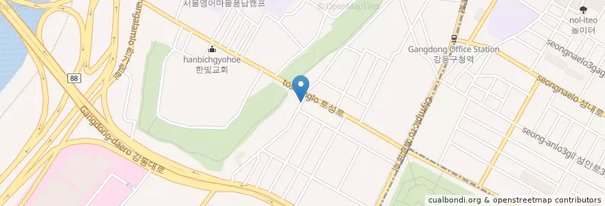 Mapa de ubicacion de 신한은행 en Corée Du Sud, Séoul, 송파구.