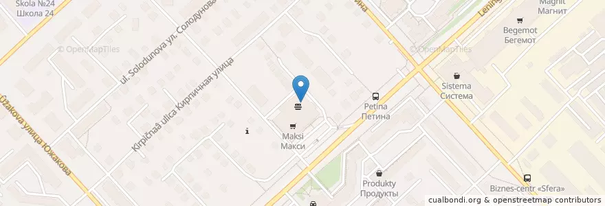 Mapa de ubicacion de Фуд Кадр en Rusia, Северо-Западный Федеральный Округ, Óblast De Vólogda, Вологодский Район, Городской Округ Вологда.