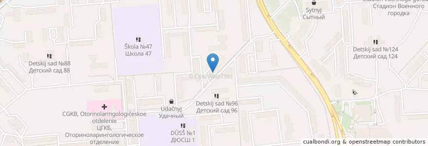 Mapa de ubicacion de Первый Республиканский Банк en Russland, Föderationskreis Zentralrussland, Oblast Lipezk, Stadtkreis Lipezk.