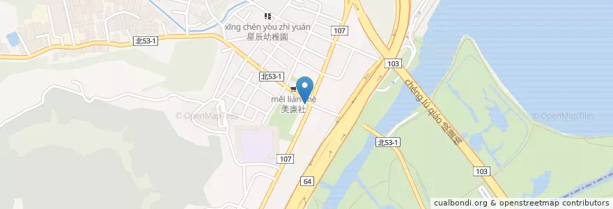 Mapa de ubicacion de 明志牙醫診所 en تایوان, 新北市, 五股區.
