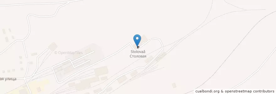 Mapa de ubicacion de Столовая en Rússia, Distrito Federal Oriental, Krai De Khabarovsk, Ванинский Район, Высокогорненское Городское Поселение.