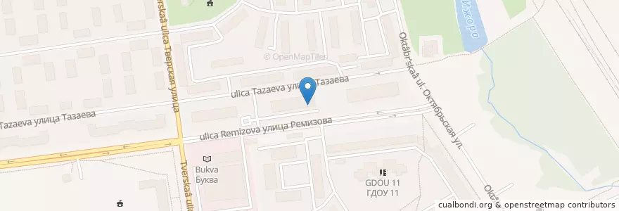 Mapa de ubicacion de Сбербанк en Rusland, Северо-Западный Федеральный Округ, Oblast Leningrad, Sint-Petersburg, Колпинский Район, Колпино.