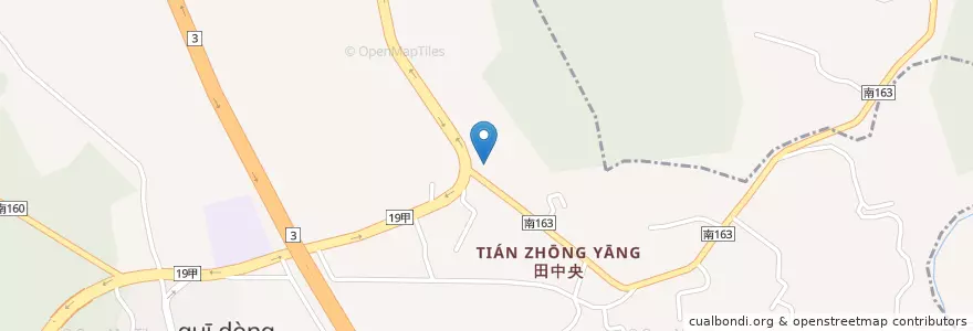 Mapa de ubicacion de 南雄派出所 en تایوان, 臺南市, 關廟區.