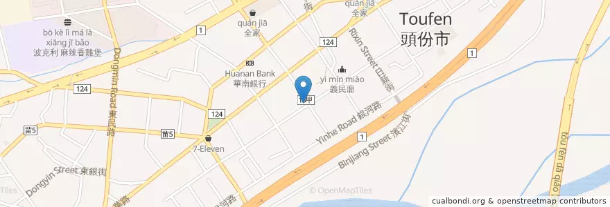 Mapa de ubicacion de 建成冰果室 en 臺灣, 臺灣省, 苗栗縣, 頭份市.
