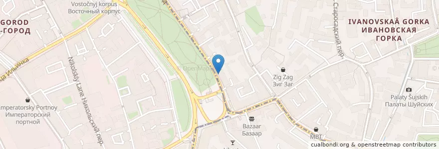 Mapa de ubicacion de China-town-cafe en Россия, Центральный Федеральный Округ, Москва, Центральный Административный Округ.