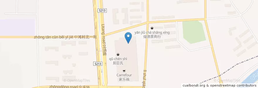 Mapa de ubicacion de 万达影院 en China, Pekín, Hebei, 昌平区.