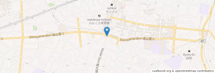 Mapa de ubicacion de はいふきやドラッグ en Japão, Tóquio, 世田谷区.