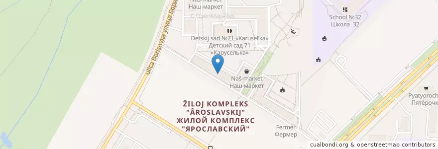Mapa de ubicacion de Суши-Миуши en 俄罗斯/俄羅斯, Центральный Федеральный Округ, 莫斯科州, Городской Округ Мытищи.