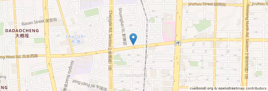 Mapa de ubicacion de 摩斯漢堡 en Taiwán, Nuevo Taipéi, Taipéi.