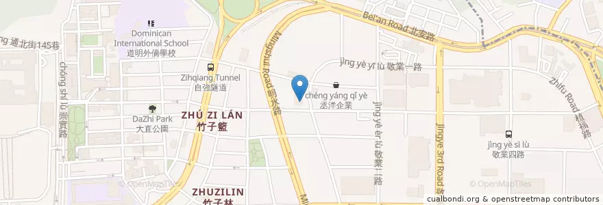 Mapa de ubicacion de 高雄銀行 en Tayvan, 新北市, Taipei, 中山區.