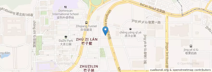 Mapa de ubicacion de 聯邦商業銀行 en Taïwan, Nouveau Taipei, Taipei, District De Zhongshan.