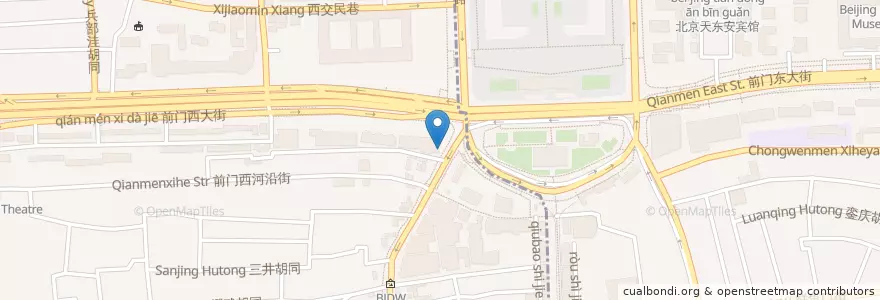 Mapa de ubicacion de 面爱面 en China, Pequim, Hebei, 西城区.