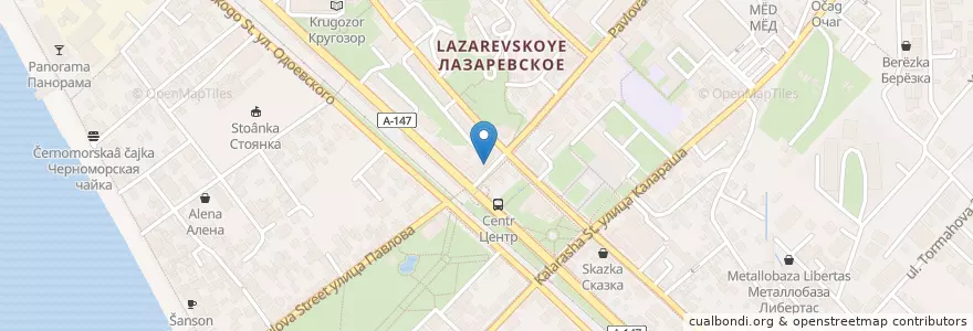 Mapa de ubicacion de Сбербанк en 俄罗斯/俄羅斯, 南部联邦管区, 克拉斯诺达尔边疆区, Городской Округ Сочи.