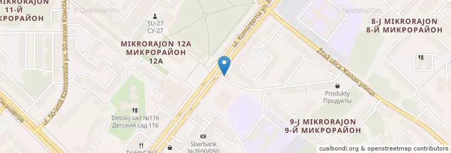 Mapa de ubicacion de Алекс en Rusia, Сибирский Федеральный Округ, Иркутская Область, Ангарский Городской Округ.